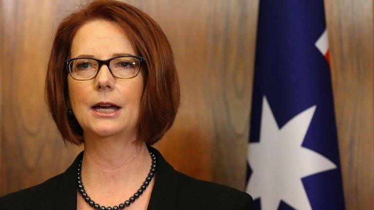 File photo: Julia Gillard, 23 May 2013