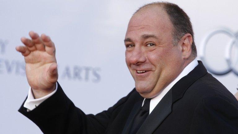 James Gandolfini in Los Angeles, California, on 9 July 2011