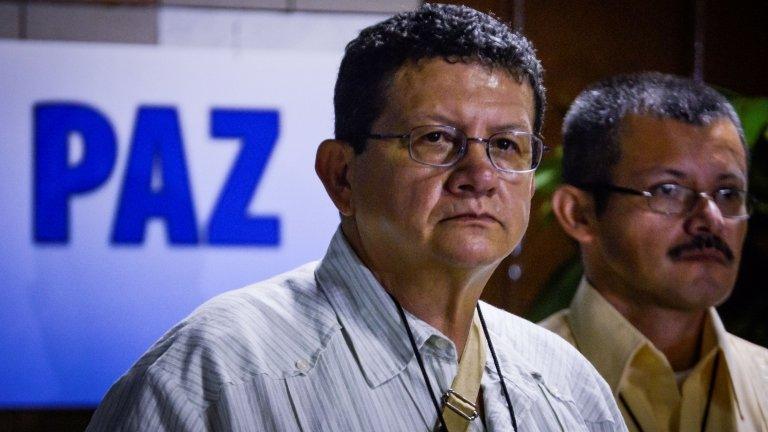 Farc leader Pablo Catatumbo in Cuba