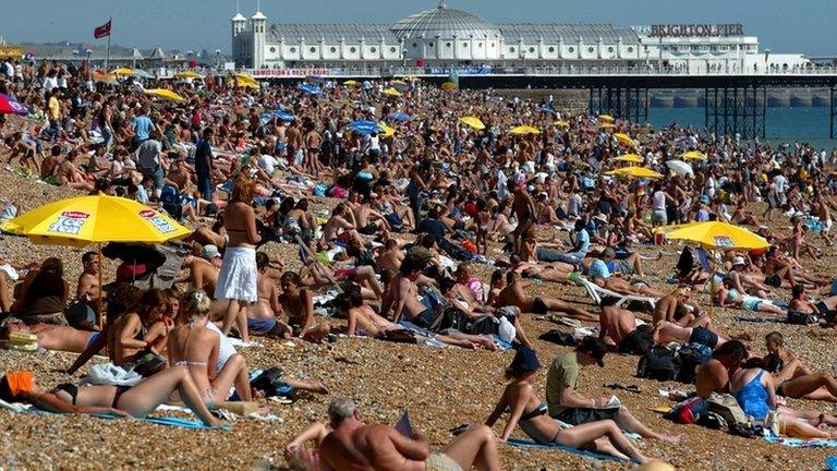 Brighton beach (Image: PA)