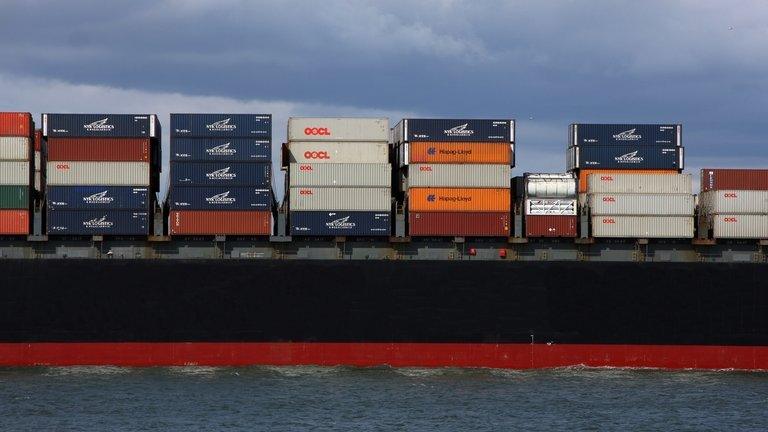 Freight containers (Image: BBC)