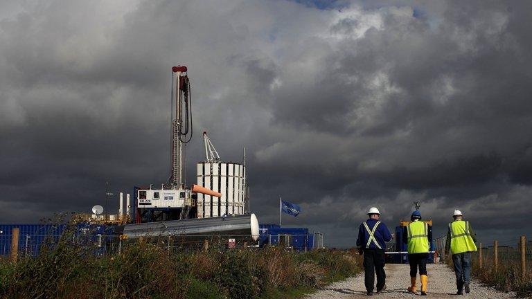 A Cuadrilla fracking site near Preston