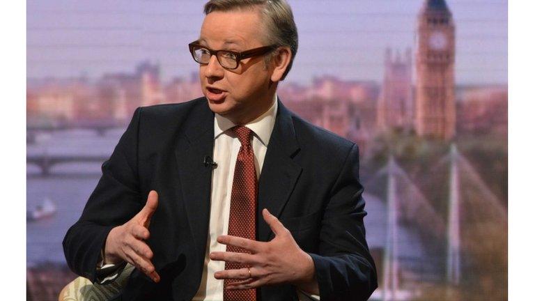 Education Secretary Michael Gove