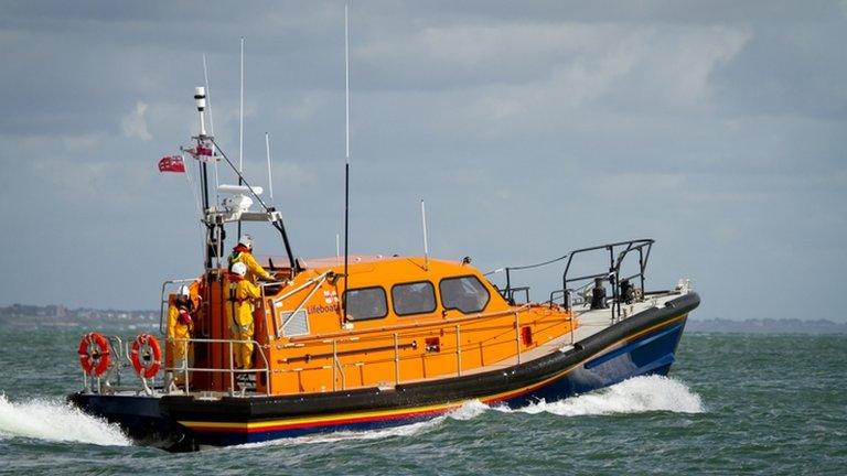 An RNLI lifeboat