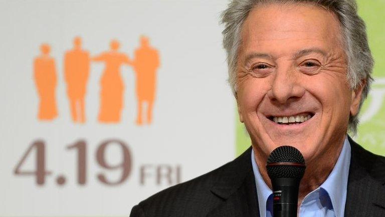 Dustin Hoffman in Tokyo in April