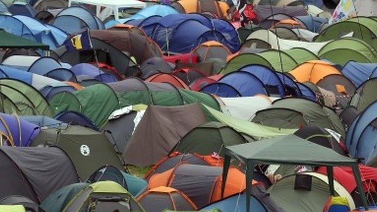 Festival tents