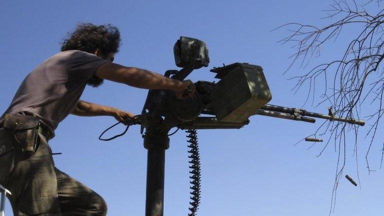 Free Syrian Army fighter in Idlib, 9 Sept