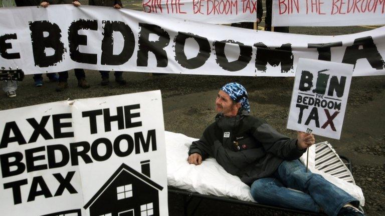 protesters outside Lib Dem conference in Glasgow