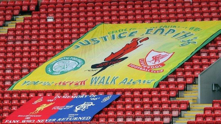 Hillsborough memorial flag