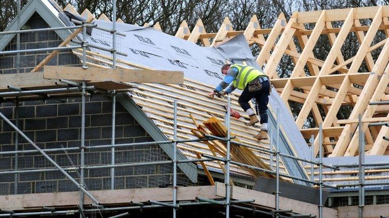 A house being built