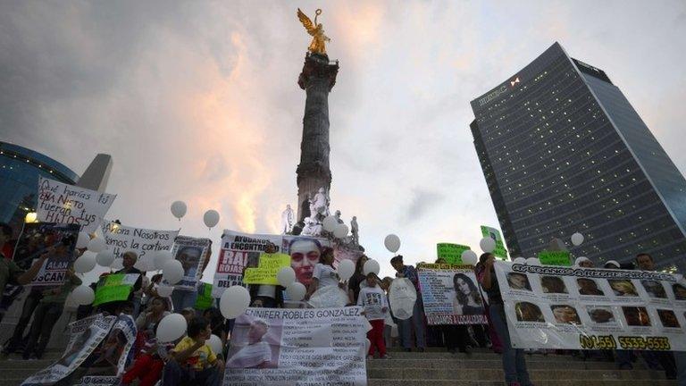 Heaven bar relatives protest, 27 July 13