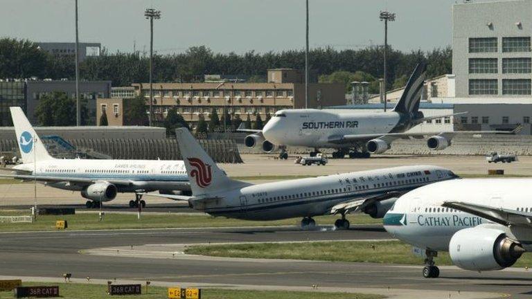 Beijing airport, file pic