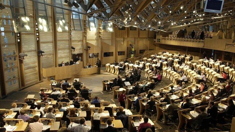 Scottish Parliament chamber