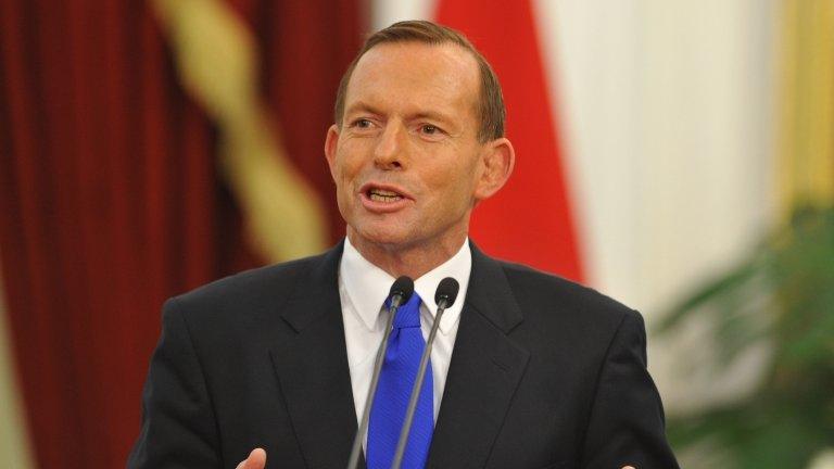 Tony Abbott, in file image from 30 September 2013