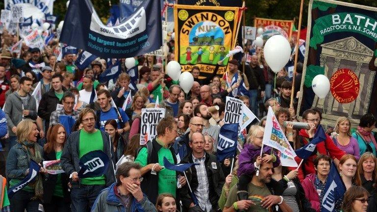 Teachers protest in Bristol