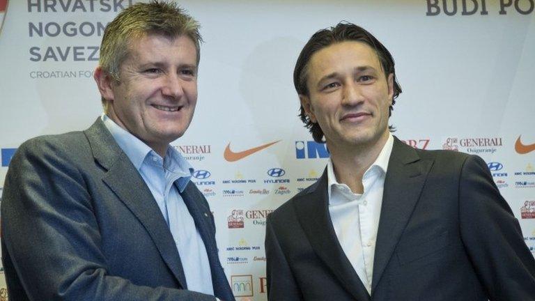 Davor Suker and Niko Kovac