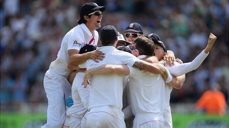 England celebrate