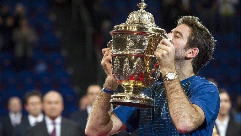 Juan Martin Del Potro savours his Swiss Indoors title triumph