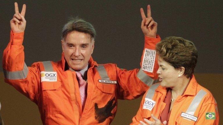 Eike Batista with Brazilian President Dilma Rousseff