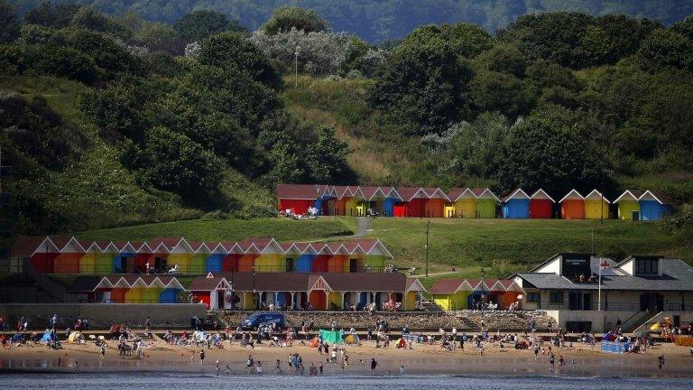 Scarborough beach huts