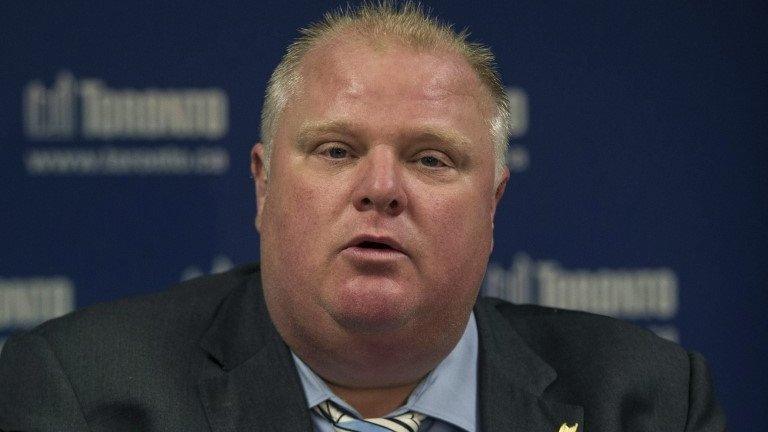 Toronto mayor Rob Ford