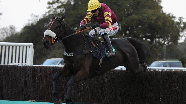 Harry Topper wins the Charlie Hall Chase at Wetherby