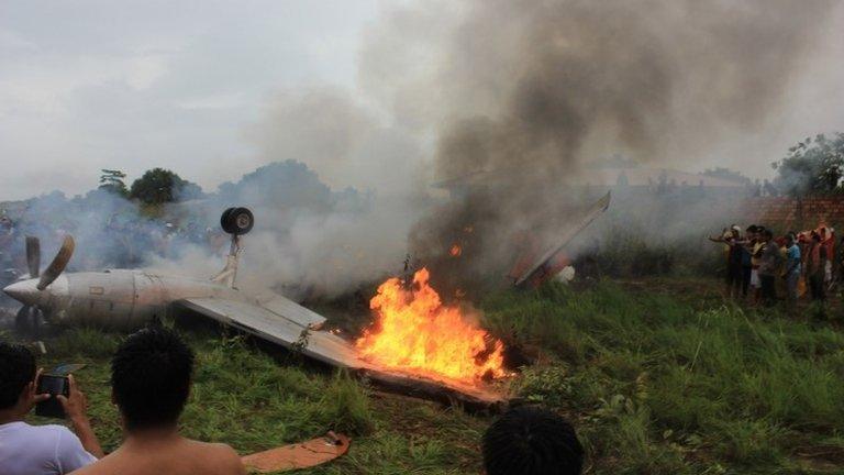 Plane crash in Riberalta, Bolivia