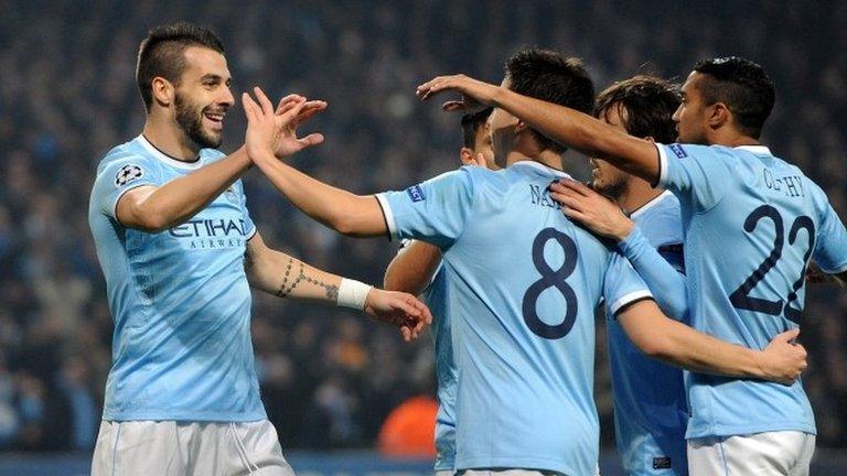 Man City celebrate