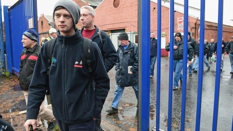 Workers at Govan