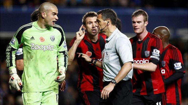 West Brom protest