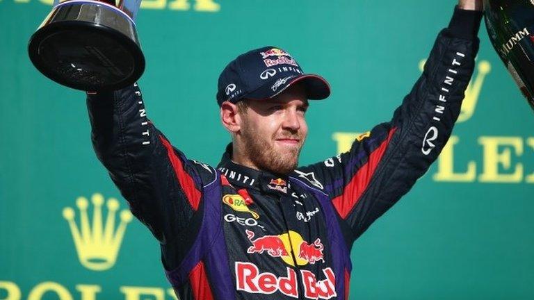 Red Bull's Sebastian Vettel