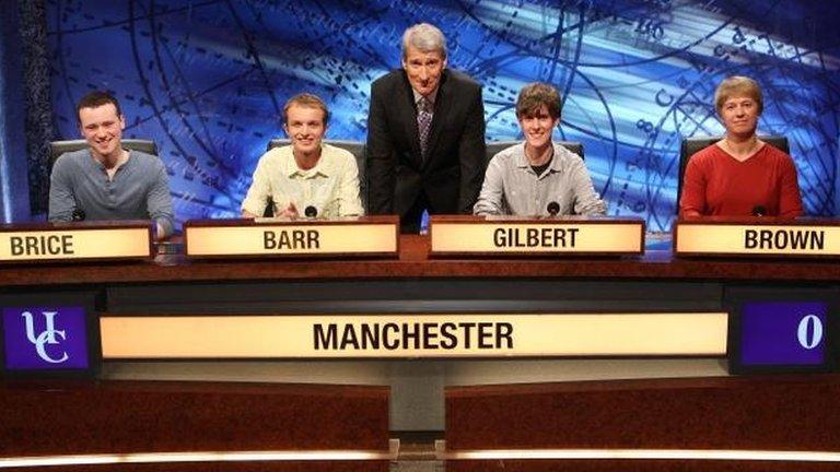 University Challenge winners, 2013