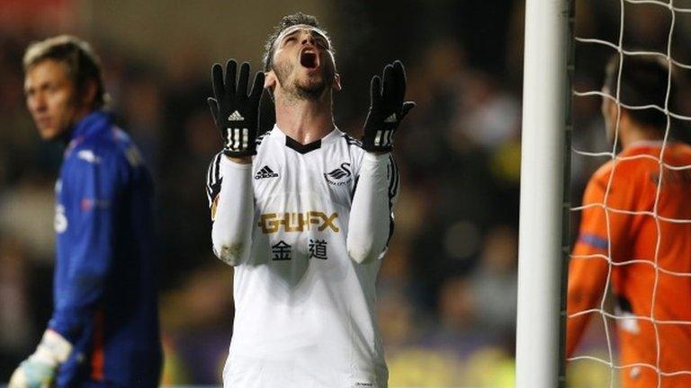 Swansea v Valencia action