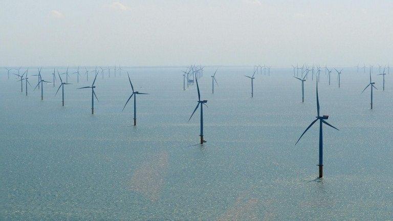 Centrica Energy Lincs offshore wind farm off the Lincolnshire coast