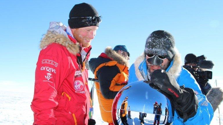 Prince Harry at the South Pole