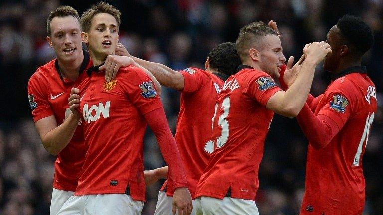 Adnan Januzaj and Danny Welbeck