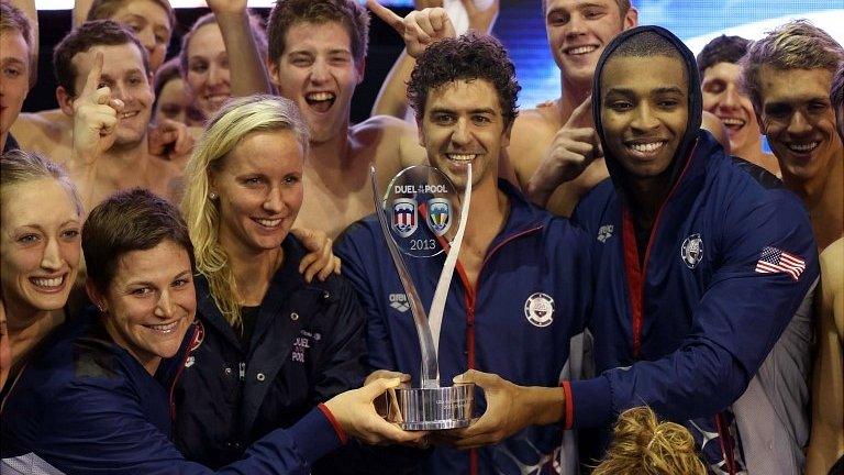 Team USA celebrate victory