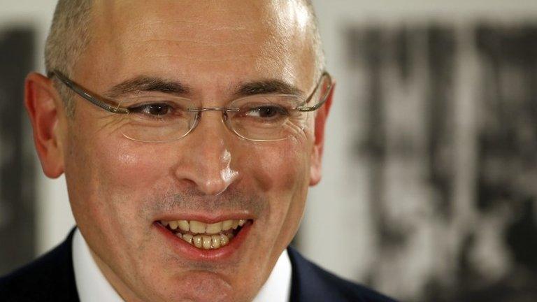 Mikhail Khodorkovsky in Berlin, 22 December