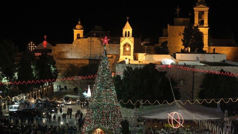 Manger Square in Bethlehem