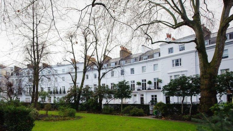 Egerton Crescent, in Kensington, London