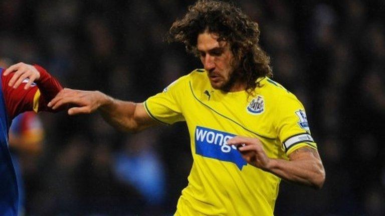 Fabricio Coloccini of Newcastle