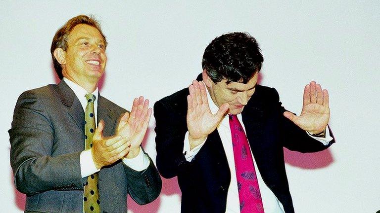 Tony Blair and Gordon Brown in 1997