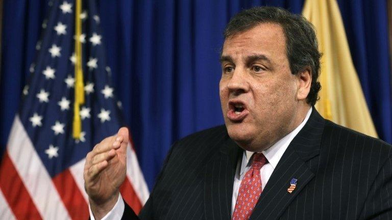 New Jersey Governor Chris Christie speaks during a news conference at the Statehouse in Trenton, New Jersey, on 9 January 2014