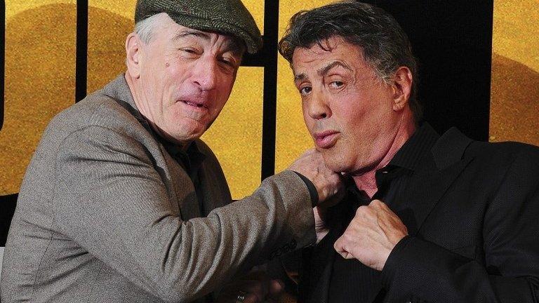 Robert de Niro and Sylvester Stallone