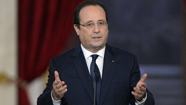 French President Francois Hollande