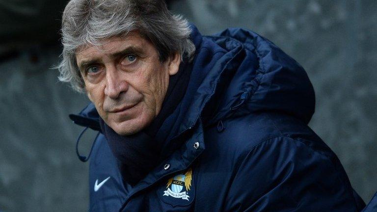 Manchester City manager Manuel Pellegrini