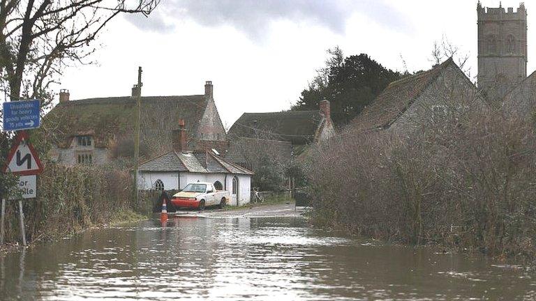 Flooding in Muchelney