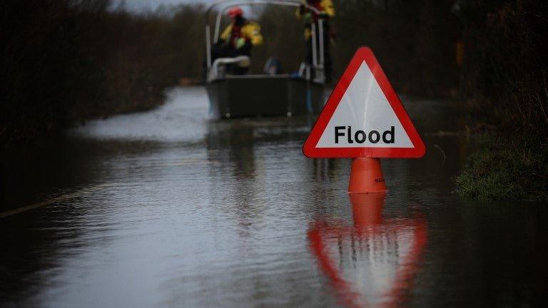 Flood sign