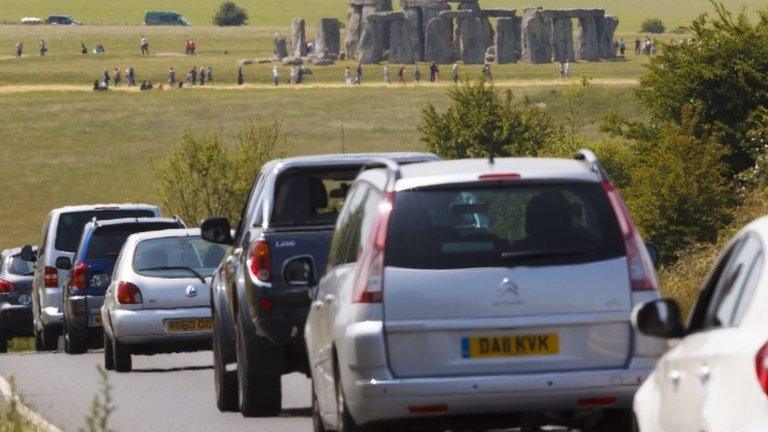 A303 congestion in Wiltshire