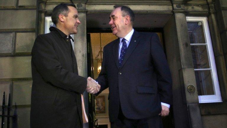 Mark Carney and Alex Salmond